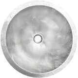 Linkasink - Large Round Builder's Series Hammered Metal