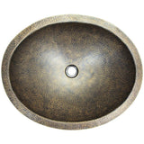 Linkasink - Oval Builder's Series Hammered Metal