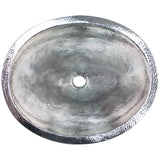 Linkasink - Oval Builder's Series Hammered Metal