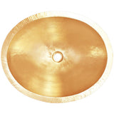 Linkasink - Oval Builder's Series Hammered Metal