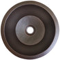 Linkasink - Small Flat Round Builder's Series Hammered Metal