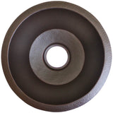 Linkasink - Small Flat Round Builder's Series Hammered Metal