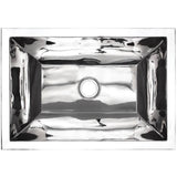 Linkasink - Coco Rectangular Builder's Series Smooth Metal