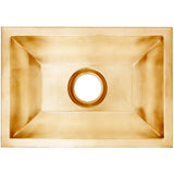 Linkasink - Coco Rectangular Builder's Series Smooth Metal