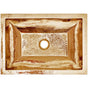 Linkasink - Coco Rectangular Builder's Series Hammered Metal