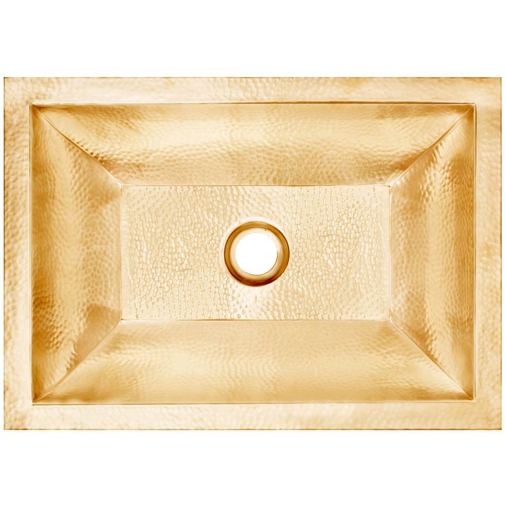 Linkasink - Coco Rectangular Builder's Series Hammered Metal
