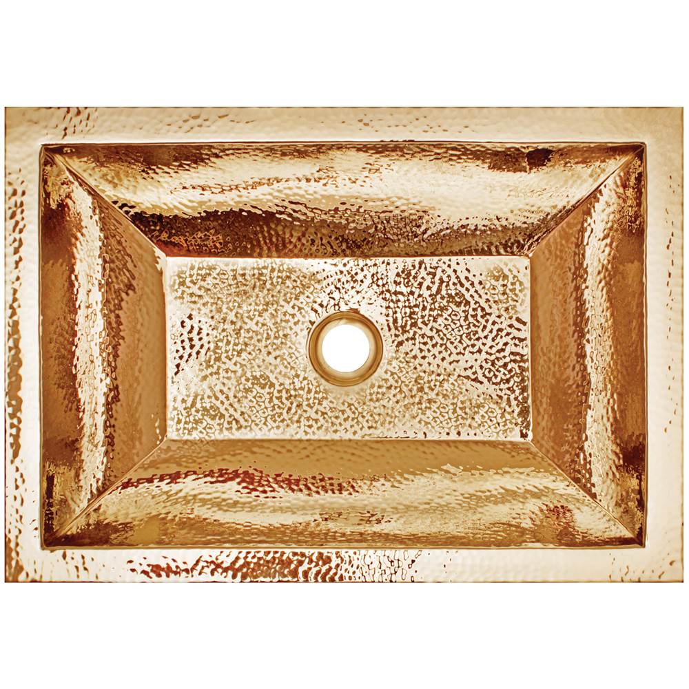 Linkasink - Coco Rectangular Builder's Series Hammered Metal