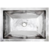 Linkasink - Coco Rectangular Builder's Series Hammered Metal