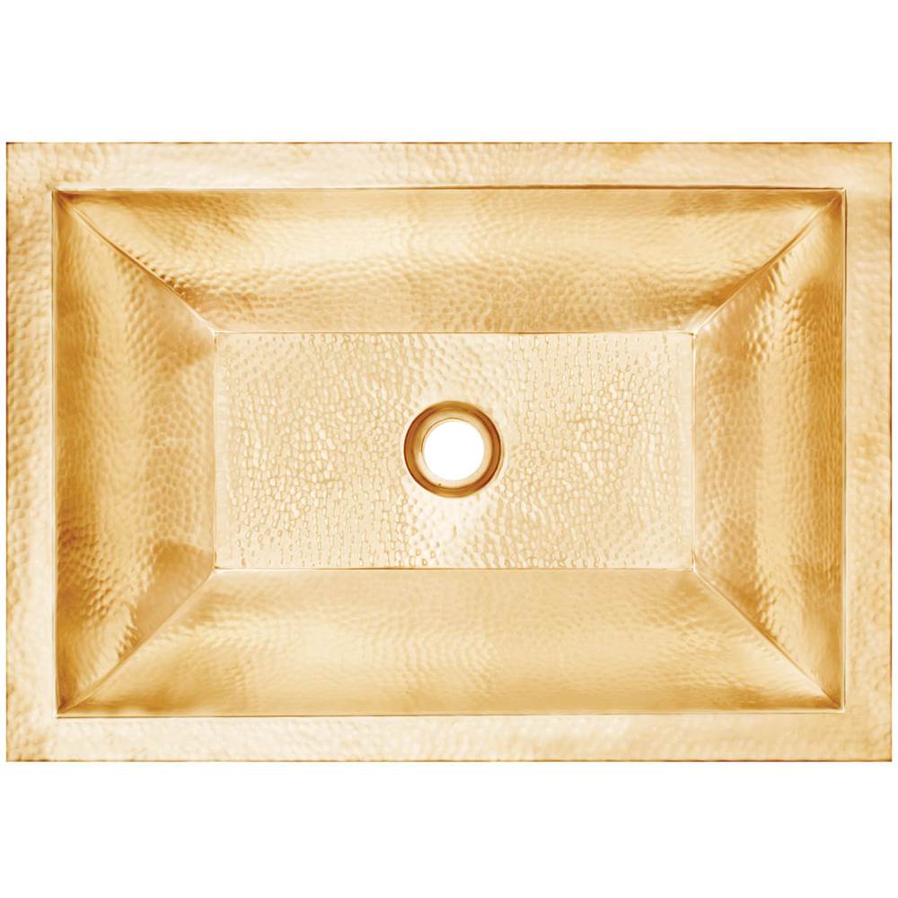 Linkasink - Coco Rectangular Builder's Series Hammered Metal