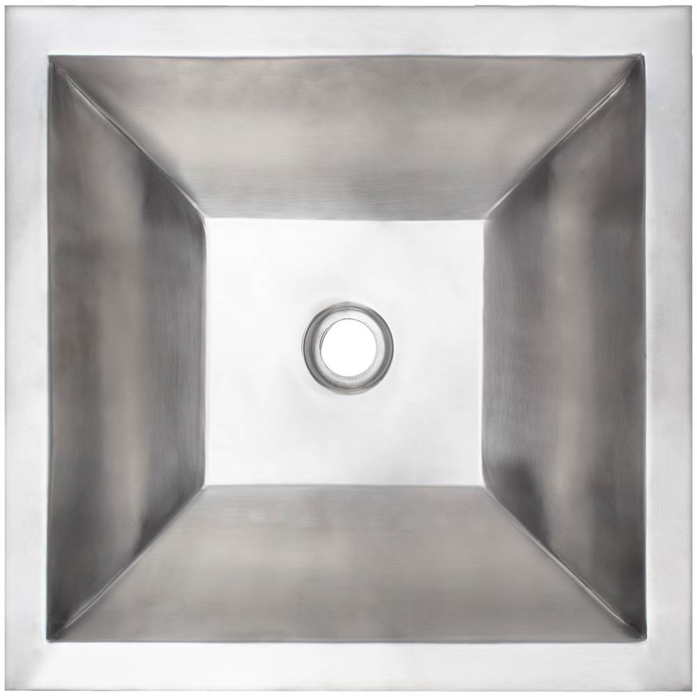 Linkasink - Coco Square Builder's Series Smooth Metal - Satin Stainless Steel