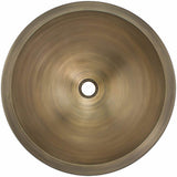 Linkasink - Small Round Smooth - Antique Bronze