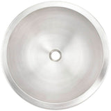 Linkasink - Small Round Smooth - White Bronze