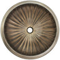Linkasink - Small Round Fluted - Antique Bronze