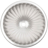 Linkasink - Small Round Fluted - White Bronze