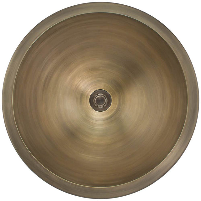 Linkasink - Large Round Smooth - Antique Bronze