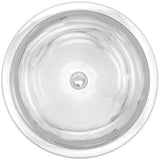 Linkasink - Large Round Smooth - Polished White Bronze
