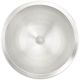 Linkasink - Large Round Smooth - White Bronze