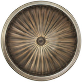 Linkasink - Large Round Fluted - Antique Bronze