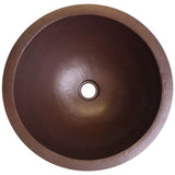 Linkasink - Hammered Small Round - Dark Bronze