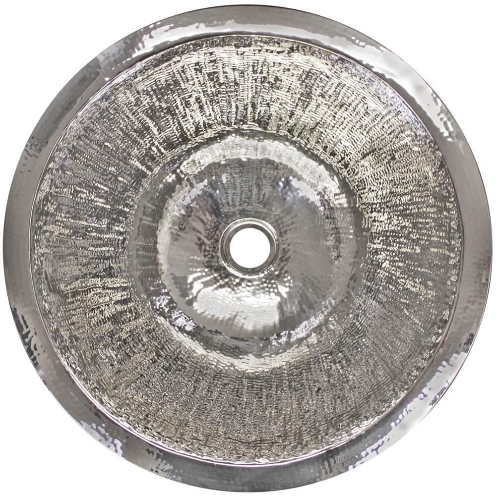 Linkasink - Hammered Small Round - Polished Nickel