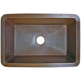Linkasink - Hammered Kitchen - Single Bowl - Dark Bronze