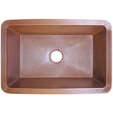 Linkasink - Hammered Kitchen - Single Bowl - Weathered Copper