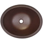 Linkasink - Hammered Small Oval - Dark Bronze