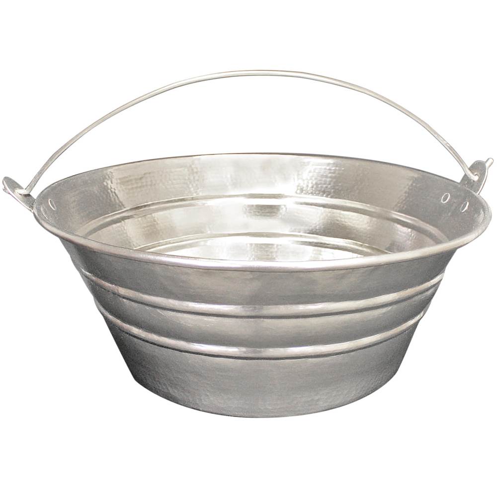 Linkasink - Hammered Bucket Sink - Satin Nickel