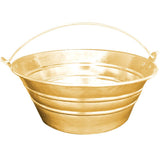 Linkasink - Hammered Bucket Sink - Satin Unlacquered Brass