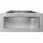Linkasink - Smooth Inset Apron Front Bar Sink - Satin (Price Does Not Inlcude Inset Panel) - Smooth Satin Stainless Steel Sink