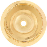 Linkasink - Smooth Small Round - Polished Unlacquered Brass
