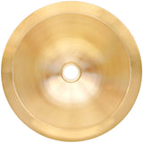 Linkasink - Smooth Small Round - Satin Unlacquered Brass