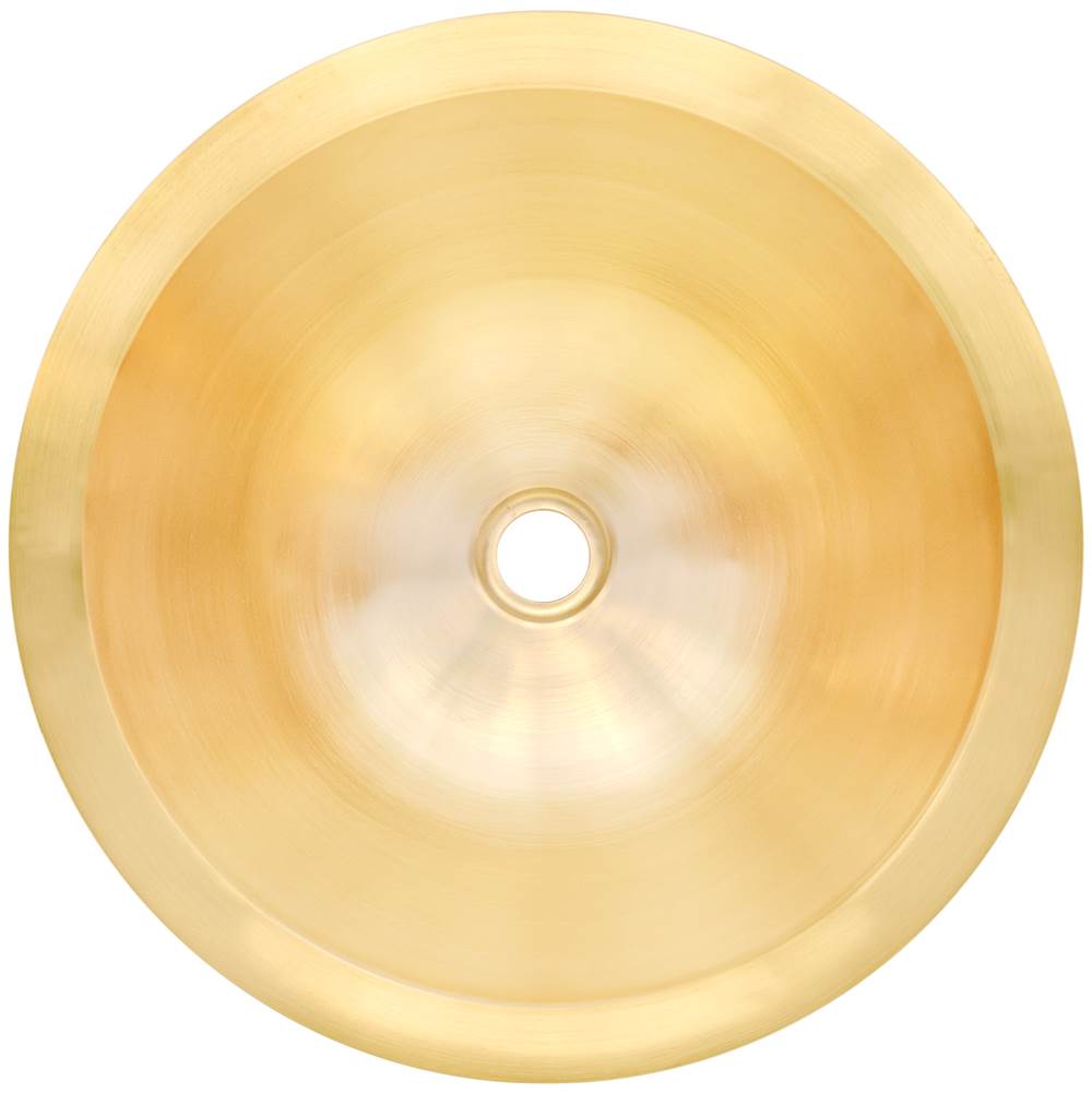 Linkasink - Smooth Large Round - Satin Unlacquered Brass