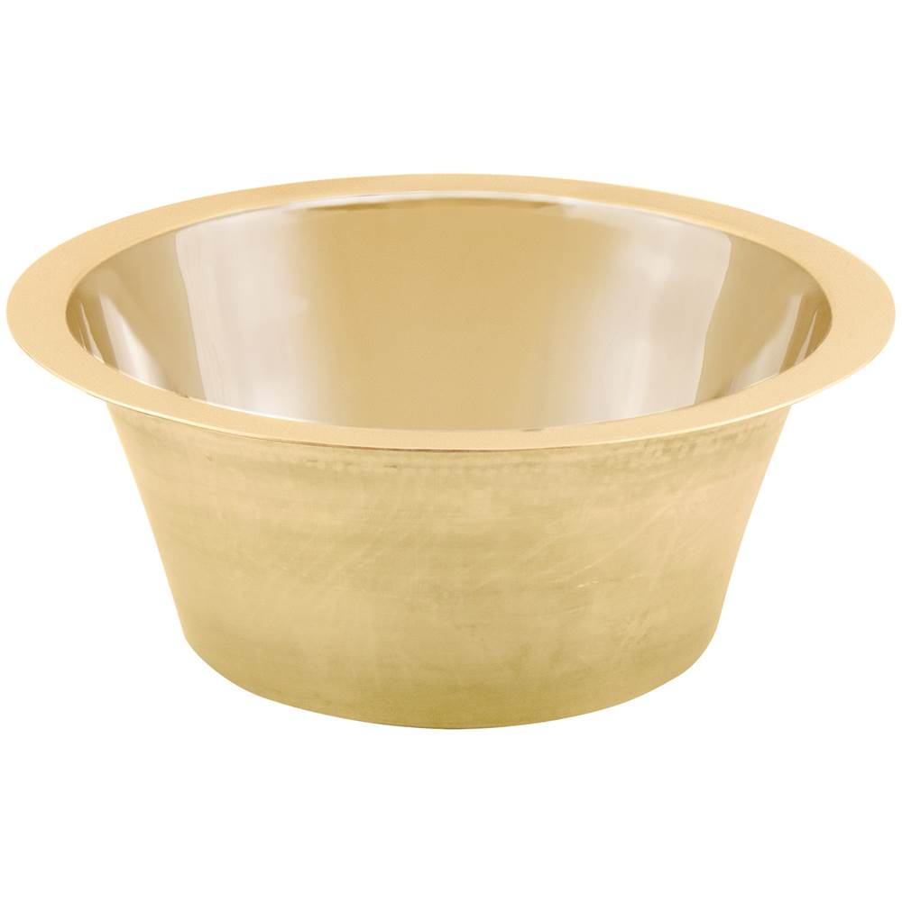 Smooth Small Round Flat Bottom Bar/Utility, 3.5'' drain opening