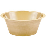Smooth Large Round Flat Bottom Bar/Utility, 3.5'' drain opening