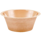 Smooth Large Round Flat Bottom Bar/Utility, 2'' drain opening
