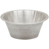 Smooth Large Round Flat Bottom Bar/Utility, 2'' drain opening