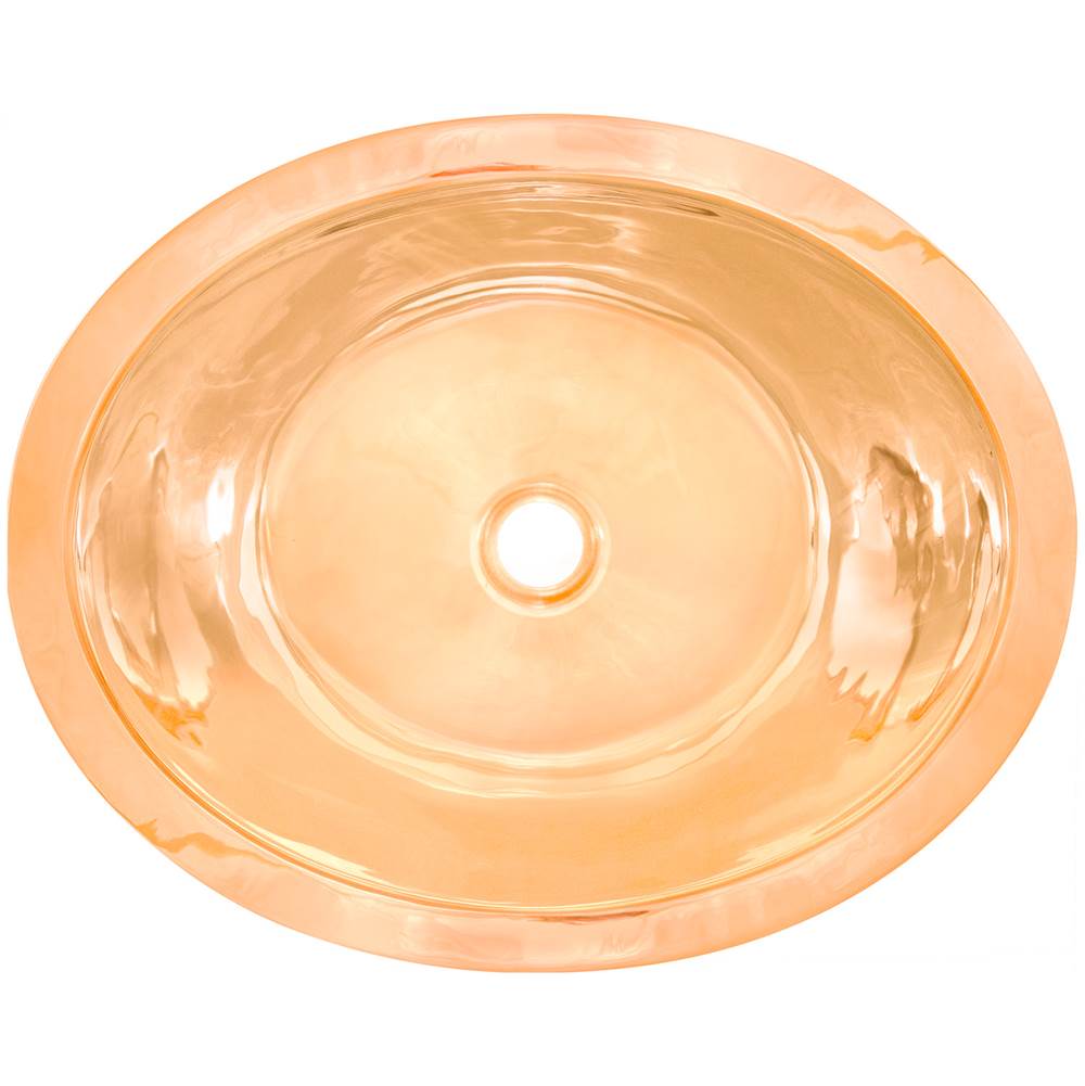 Linkasink - Smooth Oval - Polished Unlacquered Rose Gold