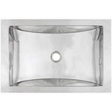 Linkasink - Smooth Rectangular Crescent - Polished Stainless Steel