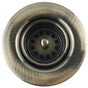 Linkasink - Brass Construction with Unlacquered Living Finish - Antique Bronze