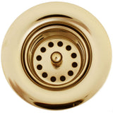 Linkasink - Brass Construction with Unlacquered Living Finish - Polished Unlacquered Brass