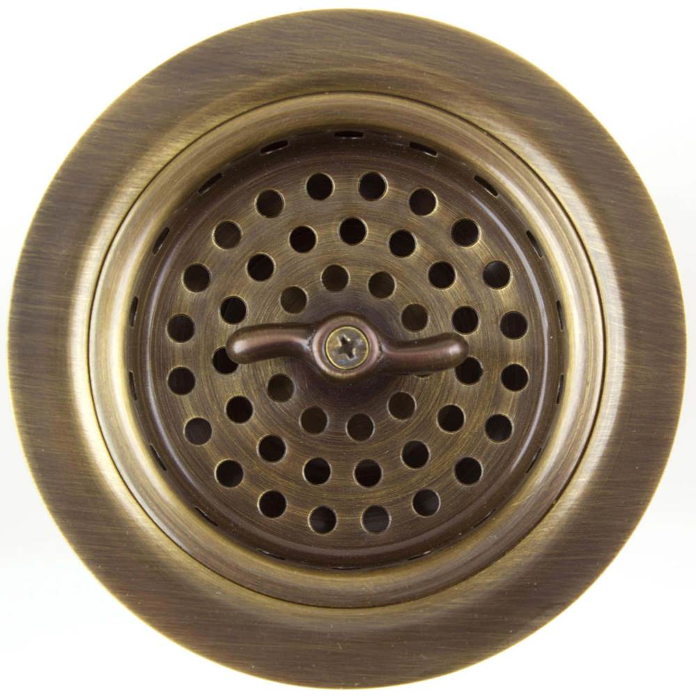Linkasink - Brass Construction with Unlacquered Living Finish - Antique Bronze