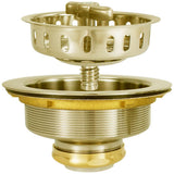 Brass Construction with Unlacquered Living Finish