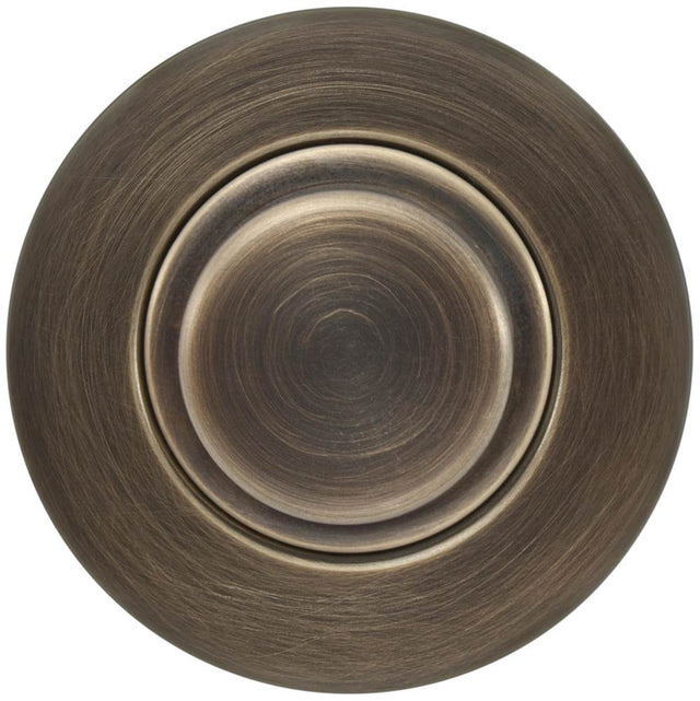 Linkasink - Brass Construction with Unlacquered Living Finish - Antique Bronze