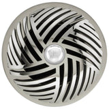Linkasink - Herringbone Grid with Sphere Screw - Polished Smooth Stainless Steel