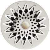 Linkasink - Star Grid with Mother of Pearl Screw - Polished Smooth Stainless Steel