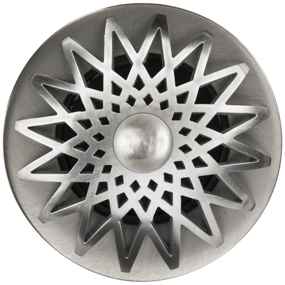 Linkasink - Star Grid with Sphere Screw - Satin Smooth Stainless Steel
