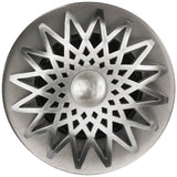 Linkasink - Star Grid with Sphere Screw - Satin Smooth Stainless Steel
