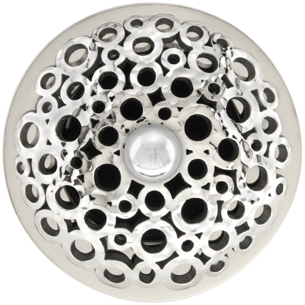 Linkasink - Loop Grid with Sphere Screw - Polished Hammered Stainless Steel