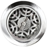 Linkasink - Maze Basket with Twist Nut - Polished Hammered Finish